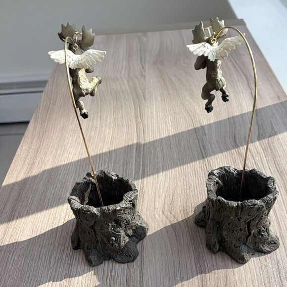 Big Sky Carvers Moosetivity I Moose BearFoots 5 pc Set Complete Nativity Read - Picture 5 of 16